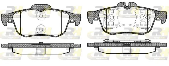Brake Pad Set, disc brake (2842.60)