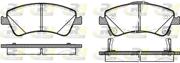 Brake Pad Set, disc brake (21341.02)