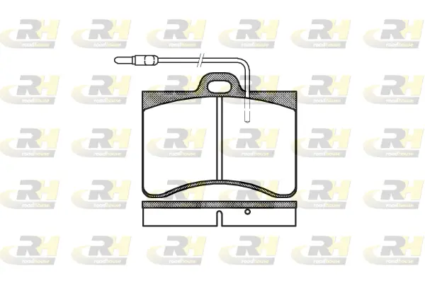 Brake Pad Set, disc brake (2086.04)