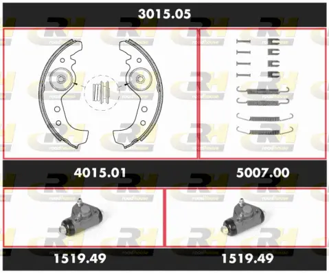 Brake Kit, drum brake (3015.05)