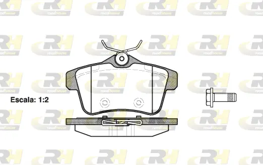 Brake Pad Set, disc brake (21418.00)