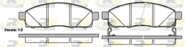 Brake Pad Set, disc brake (21434.02)
