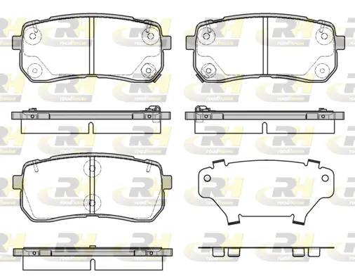 Brake Pad Set, disc brake (21288.12)