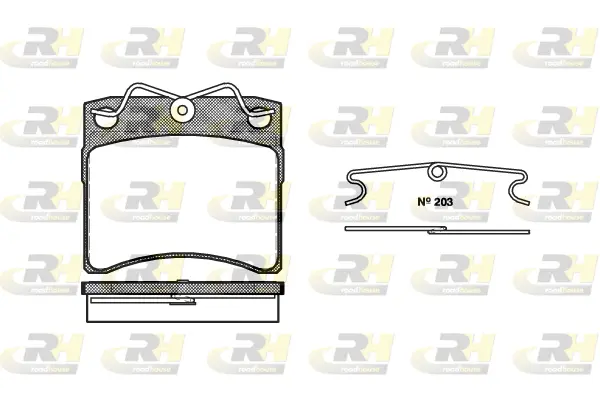 Brake Pad Set, disc brake (2385.00)