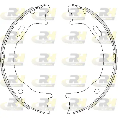 Brake Shoe, parking brake (4747.00)