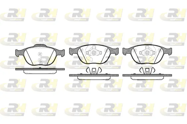 Brake Pad Set, disc brake (2984.00)