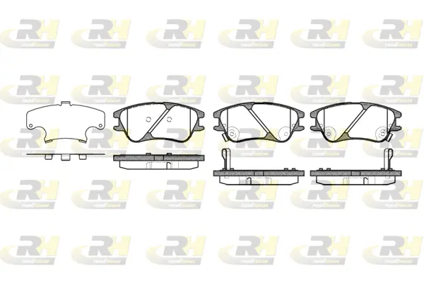 Brake Pad Set, disc brake (21139.02)