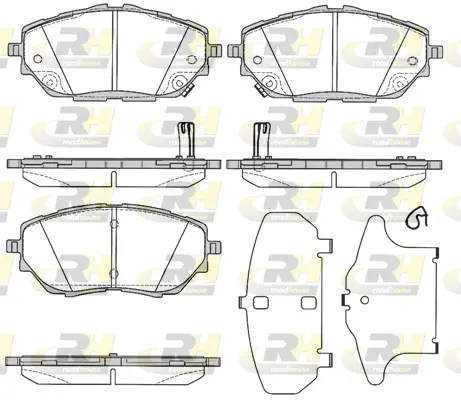 Brake Pad Set, disc brake (21786.02)