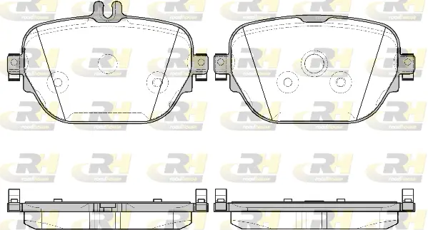 Brake Pad Set, disc brake (21725.08)
