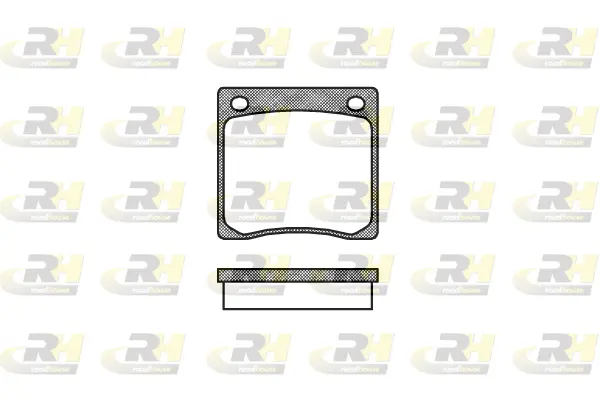 Brake Pad Set, disc brake (2067.00)