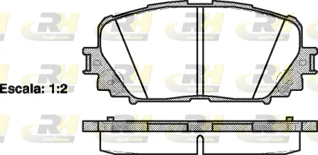 Brake Pad Set, disc brake (21258.00)