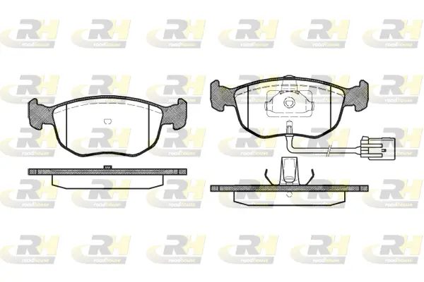 Brake Pad Set, disc brake (2575.02)