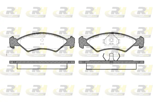 Brake Pad Set, disc brake (2168.00)