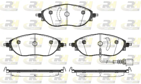 Brake Pad Set, disc brake (21470.01)
