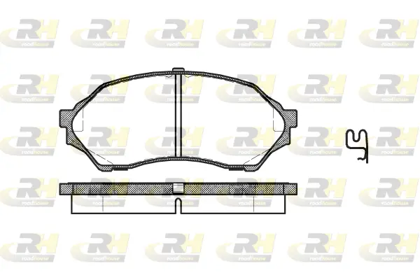 Brake Pad Set, disc brake (2699.00)