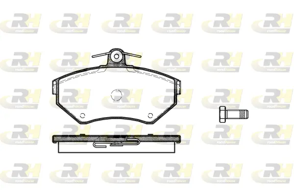 Brake Pad Set, disc brake (2631.00)