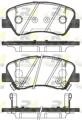 Brake Pad Set, disc brake (21488.02)