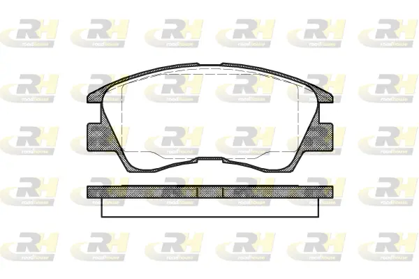 Brake Pad Set, disc brake (2275.10)