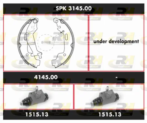 Brake Kit, drum brake (SPK 3145.00)