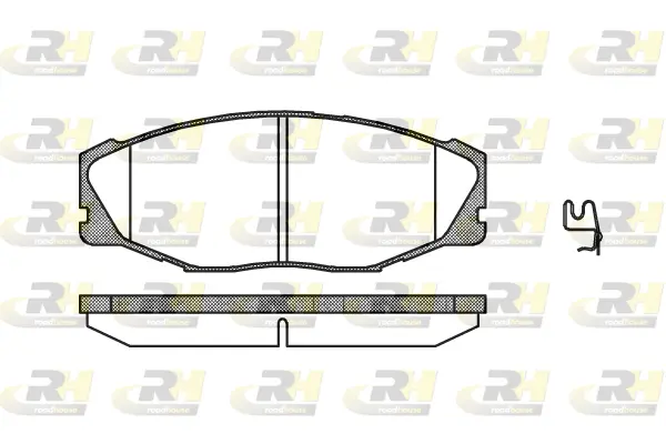Brake Pad Set, disc brake (2443.04)