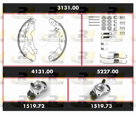 Brake Kit, drum brake (3131.00)