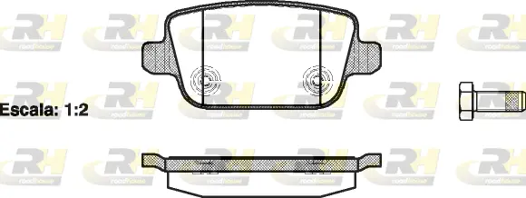 Brake Pad Set, disc brake (21256.00)