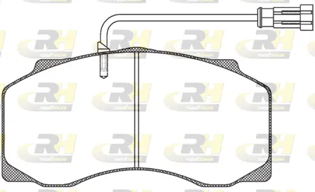 Brake Pad Set, disc brake (JSX 2661.40)