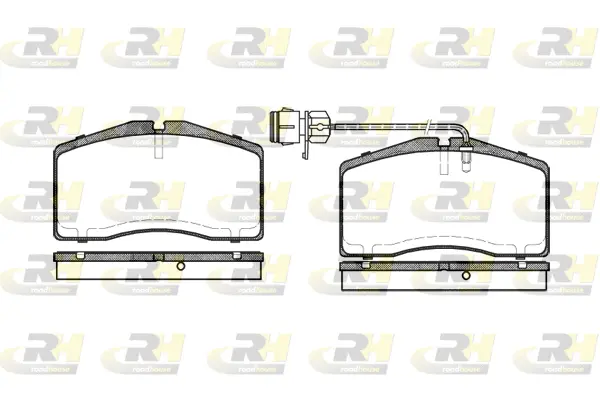 Brake Pad Set, disc brake (2448.12)