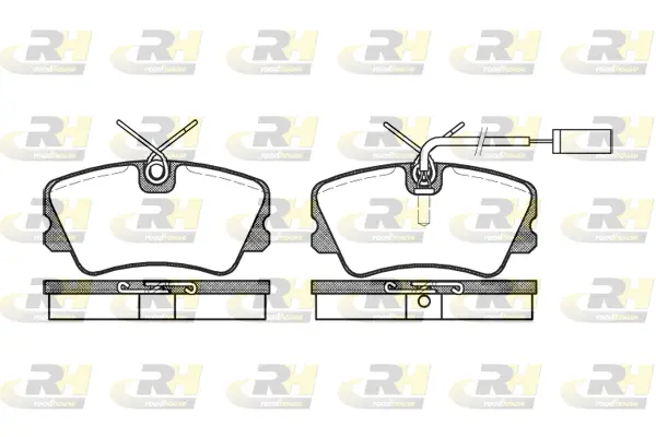 Brake Pad Set, disc brake (2259.12)