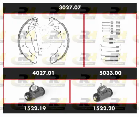 Brake Kit, drum brake (3027.07)