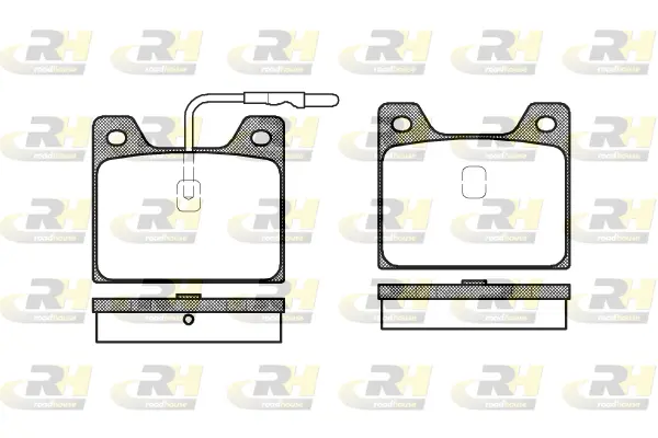 Brake Pad Set, disc brake (2068.12)
