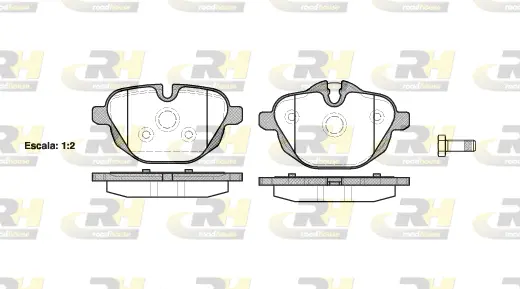Brake Pad Set, disc brake (21421.00)