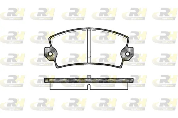 Brake Pad Set, disc brake (2021.40)