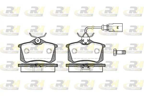 Brake Pad Set, disc brake (2263.51)