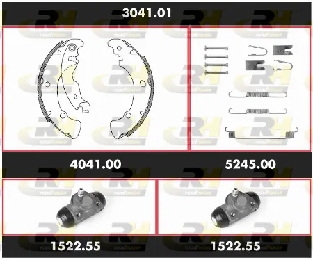 Brake Kit, drum brake (3041.01)