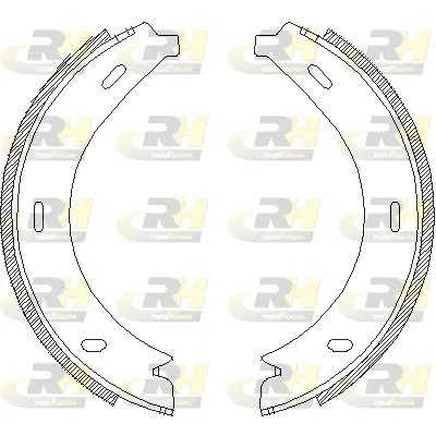 Brake Shoe, parking brake (4713.00)