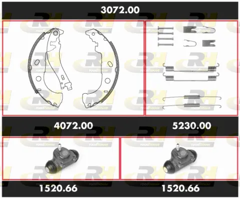 Brake Kit, drum brake (3072.00)