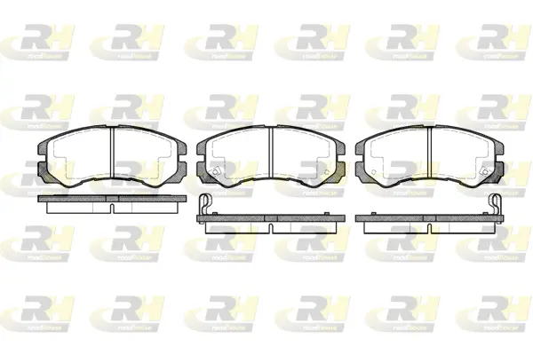 Brake Pad Set, disc brake (2425.02)