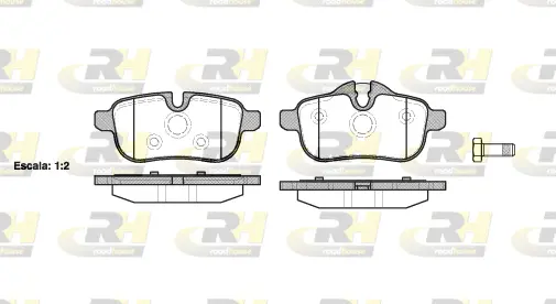 Brake Pad Set, disc brake (21417.00)