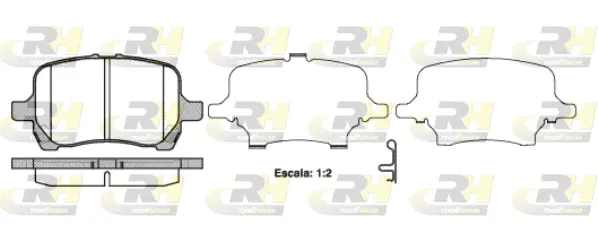 Brake Pad Set, disc brake (21089.12)