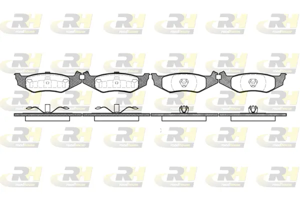 Brake Pad Set, disc brake (2493.00)