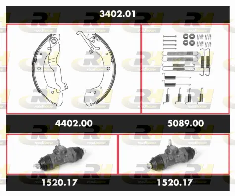 Brake Kit, drum brake (3402.01)