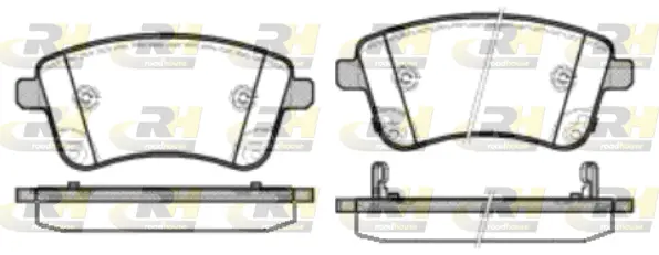 Brake Pad Set, disc brake (21435.02)