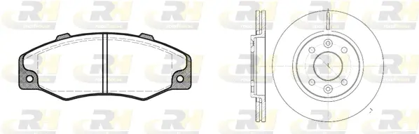 Brake Kit, disc brake (8220.00)
