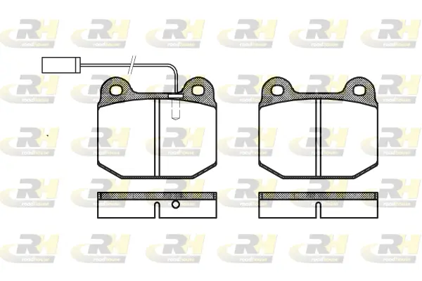 Brake Pad Set, disc brake (2014.21)