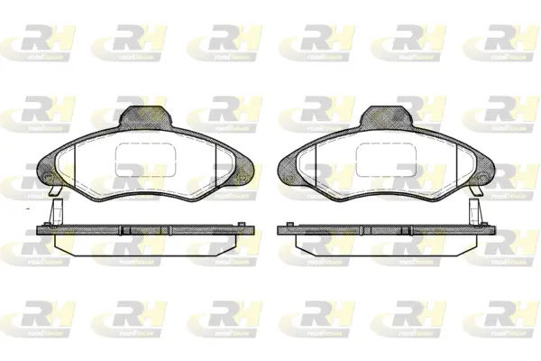 Brake Pad Set, disc brake (2331.04)