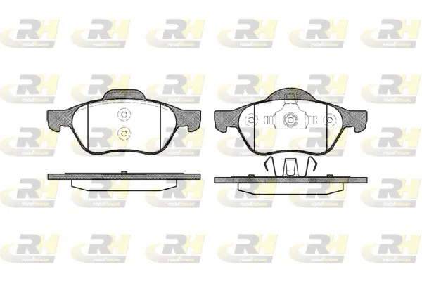 Brake Pad Set, disc brake (2962.00)