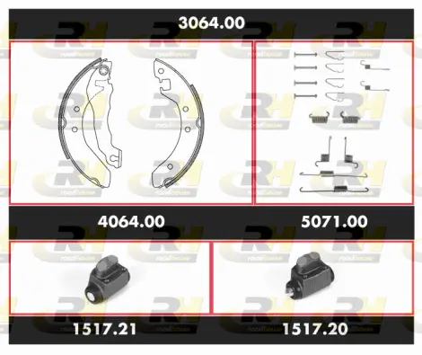 Brake Kit, drum brake (3064.00)