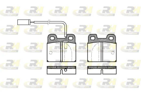 Brake Pad Set, disc brake (2005.11)