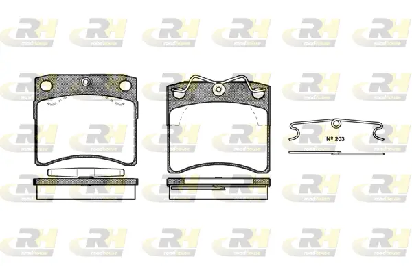 Brake Pad Set, disc brake (2385.10)